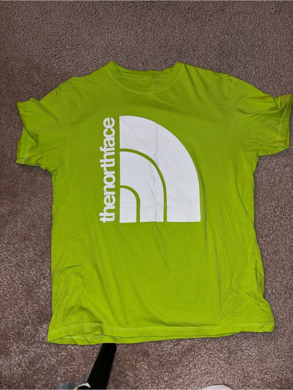 The North Face Bright Lime Green Logo Tee